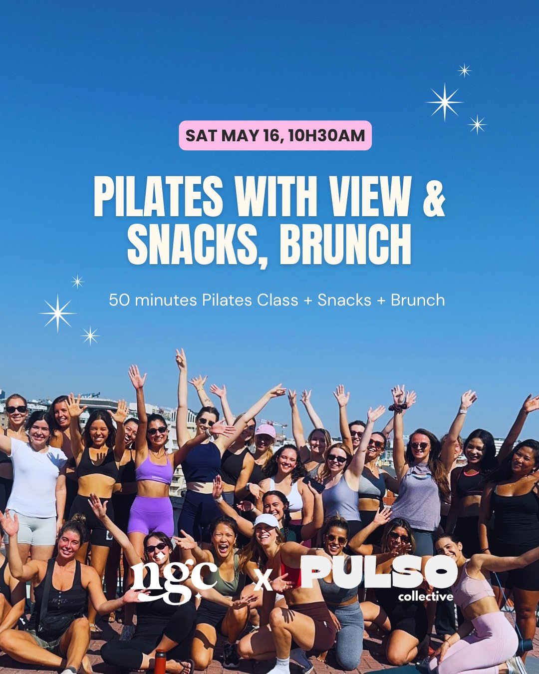 Pilates & Snacks, Brunch at Hello Kristof