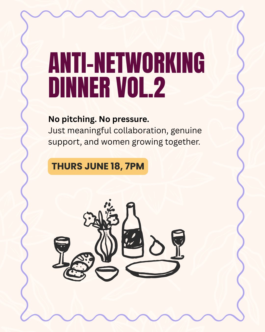 Anti-Networking Dinner Vol.2 - 30% OFF on the food