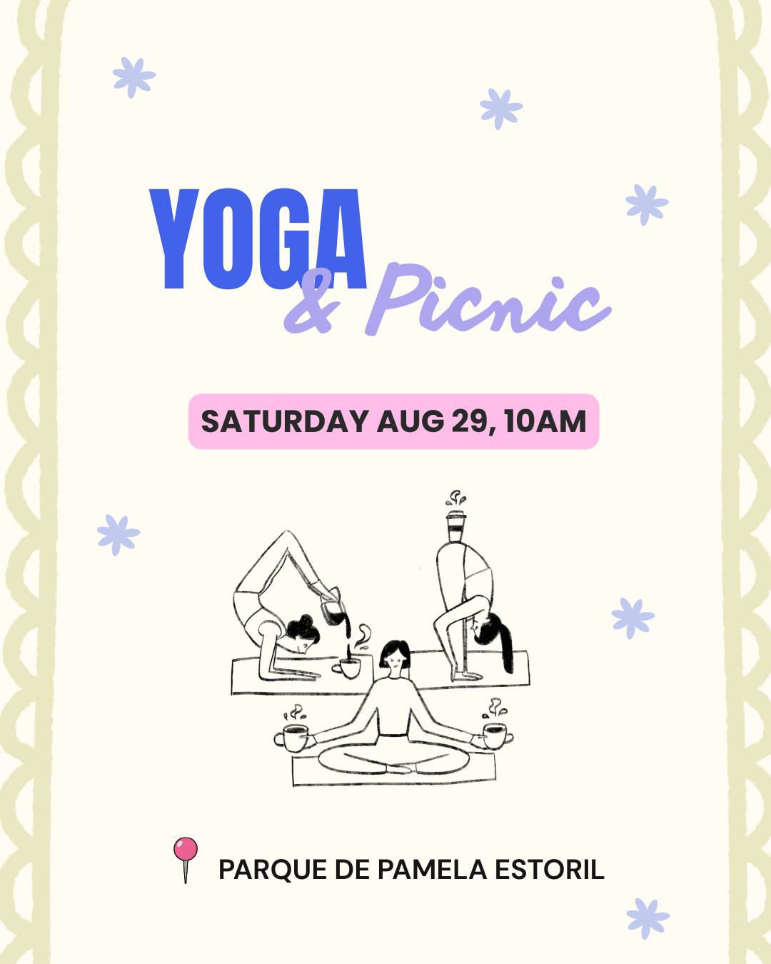 1h Yoga & Social Girls Picnic (πCascais area)
