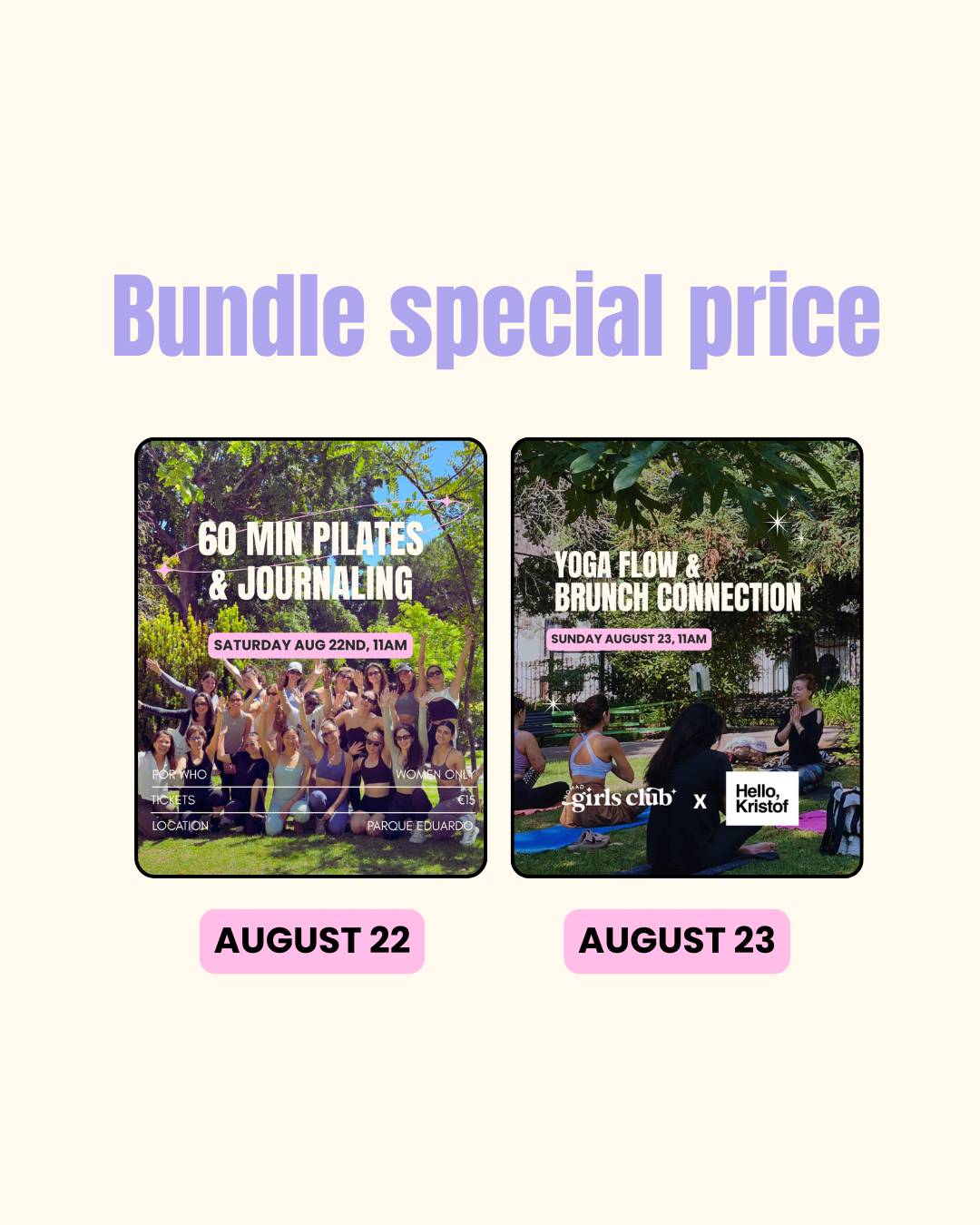 π¨ BUNDLE SPECIAL π¨ Two Wellness Mornings, One Special Bundle π