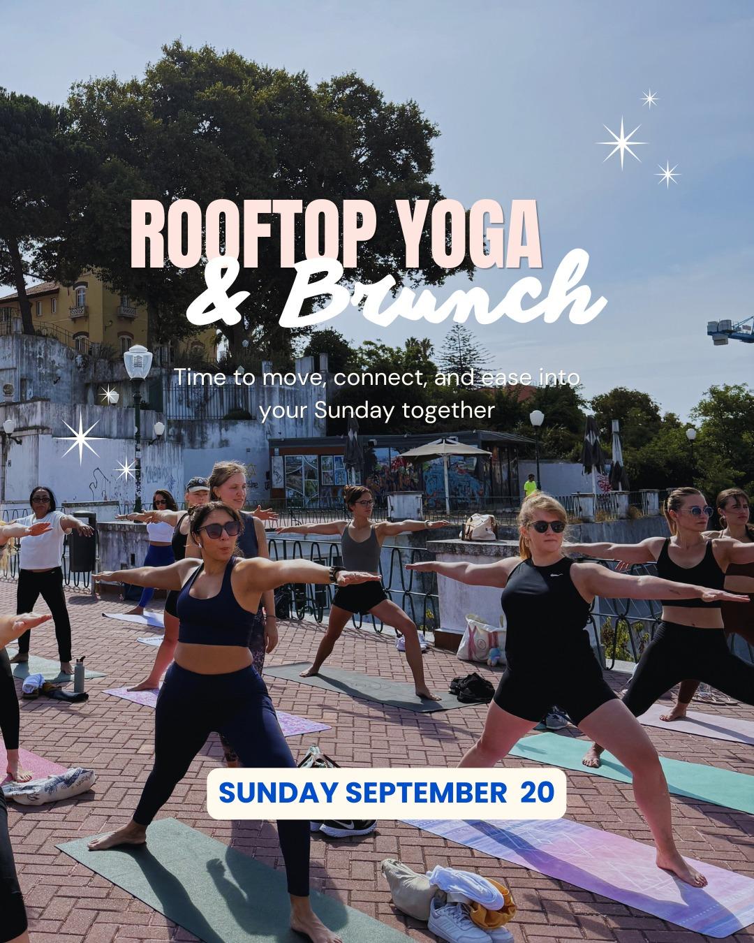 Rooftop Yoga & Girlie Brunch (1 coffee included) 🧘‍♀️