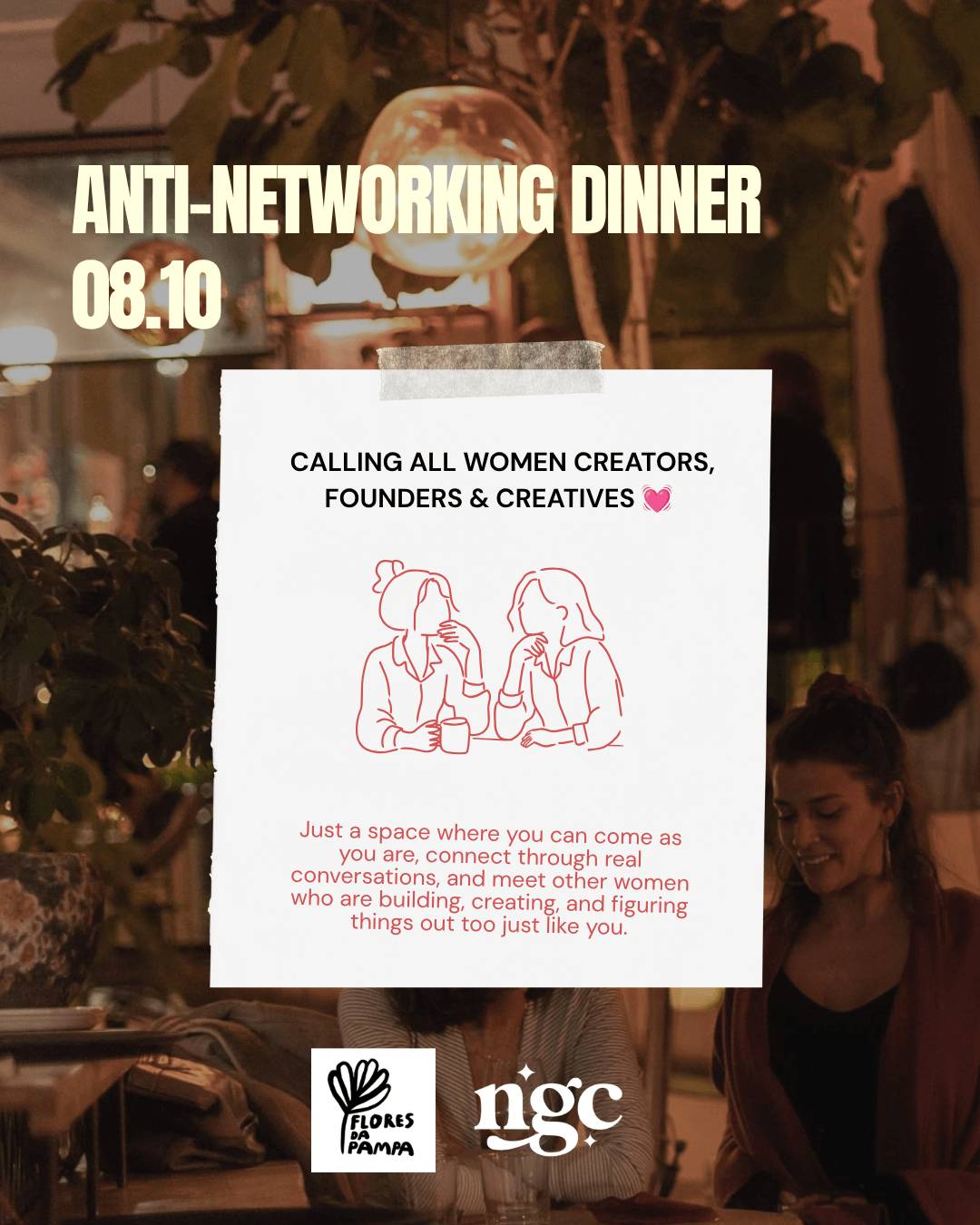 Anti-Networking Dinner Vol.3 - Calling all women creators, founders & creatives 💓